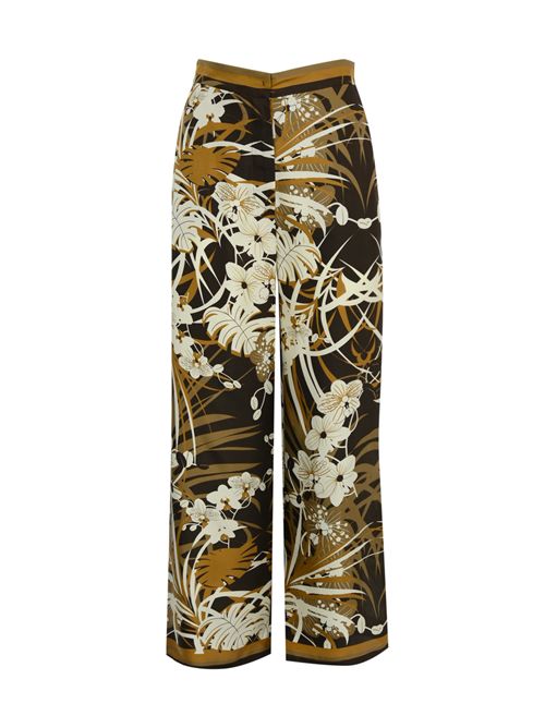 Pantalone Brest in seta con stampa MAX MARA STUDIO | 2516131042600003